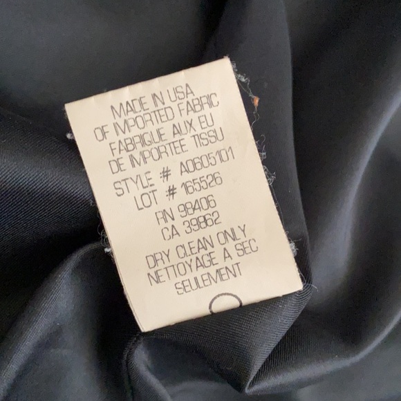 {VTG} Theory | Wool Blend Military Utilitarian Double Breasted Blazer Jacket (8) - Picture 13 of 17